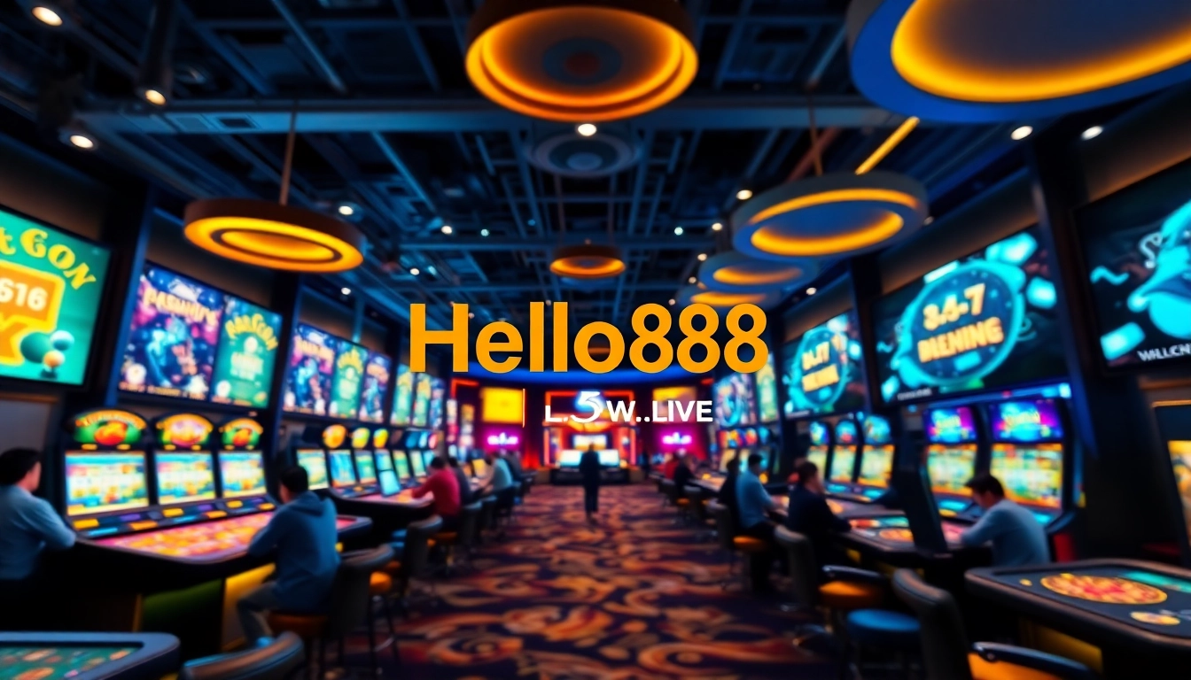 Hello88win.live offers an exciting online gaming experience with vibrant casino visuals and engaging atmosphere.