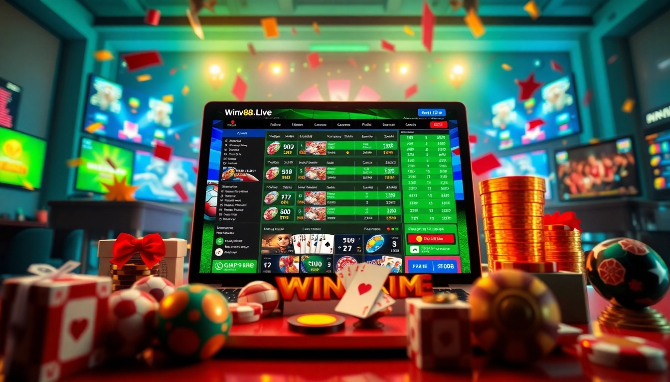 Experience the excitement of online betting at winvn88.live with engaging gaming visuals.