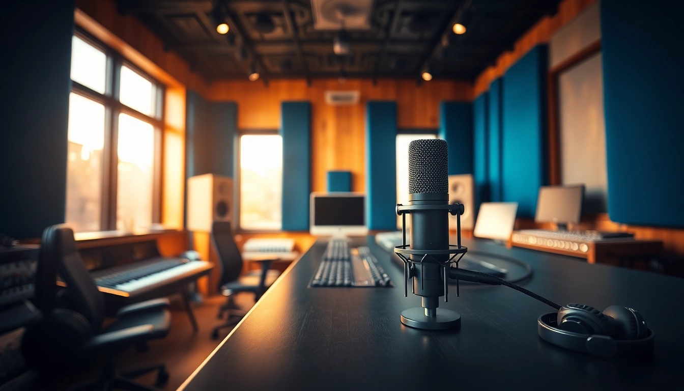 CM88 microphone showcased in a modern audio studio with a warm and inviting ambiance.