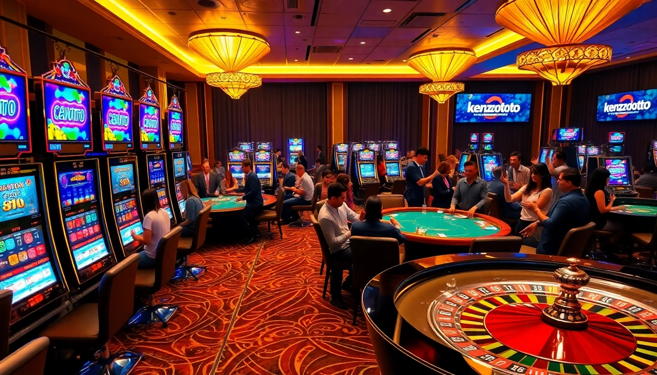 Kenzototo slot games energize players with vibrant casino visuals and engaging gameplay.