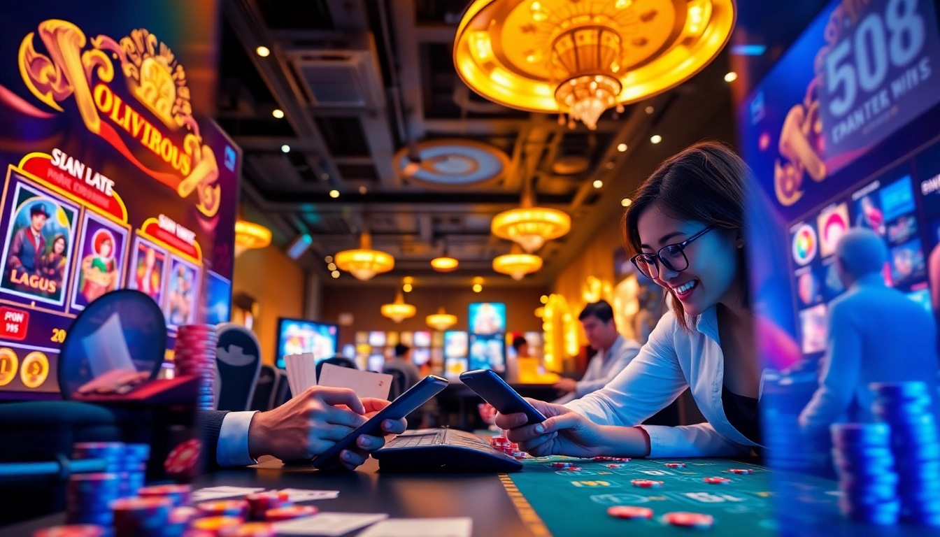 UU88 online gambling platform featuring engaging casino games and users enjoying their experience.