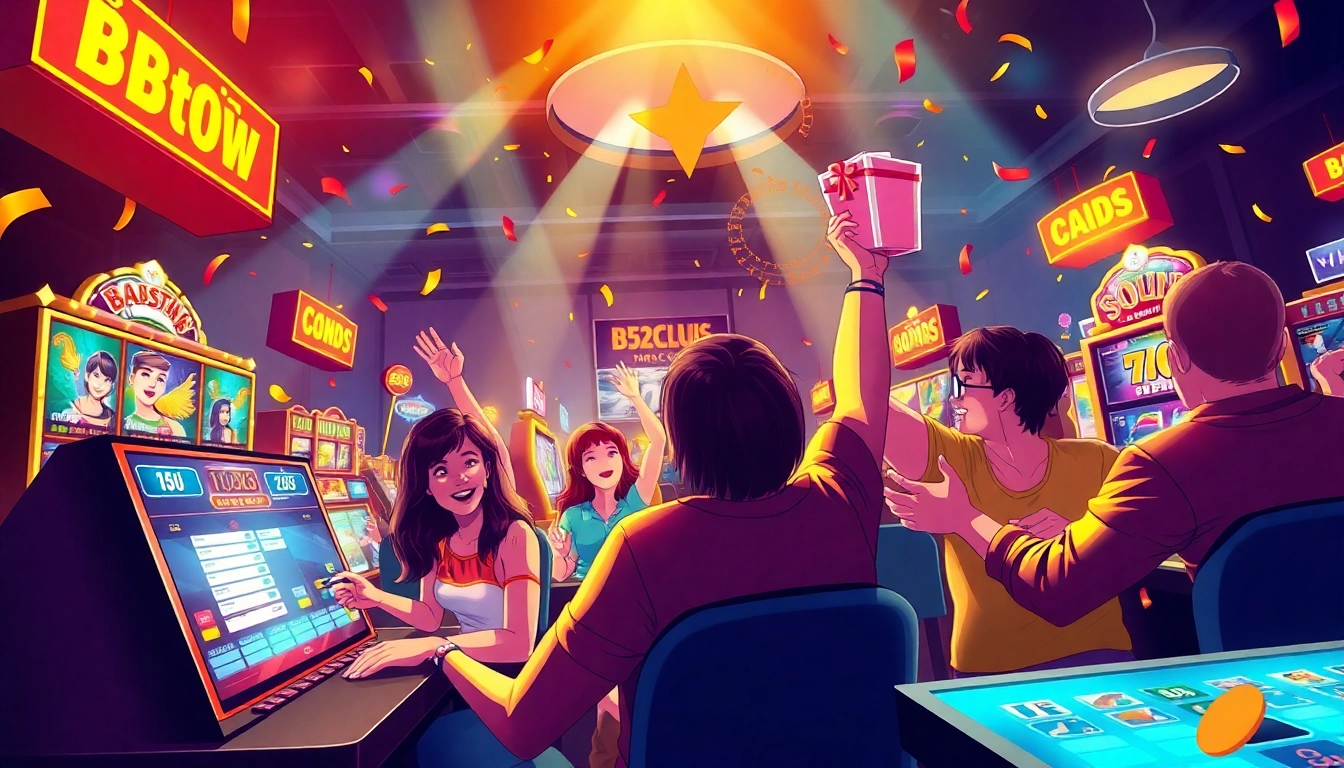 Exciting khuyến mãi b52club event showcasing players enjoying game promotions.